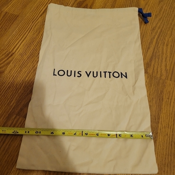 Authentic Louis Vuitton LV 19x12 Cloth Dustbag Duster Case Shoes Small Purse - Picture 4 of 8